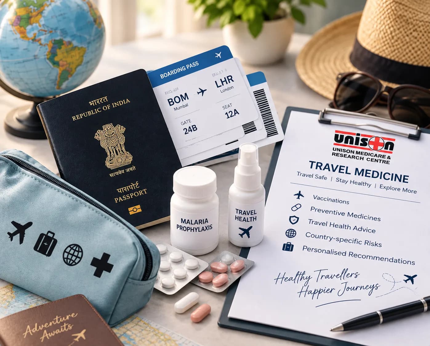 Travel-medicine guidance and preparation at Unison